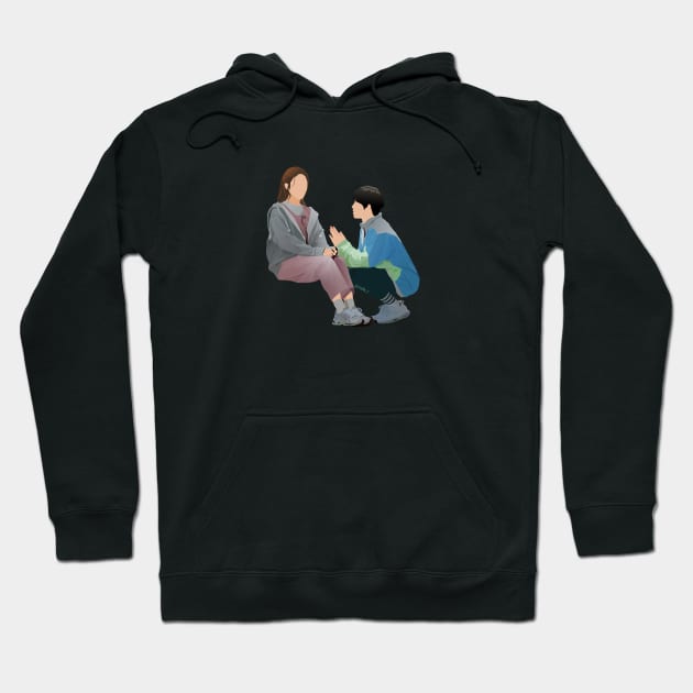 run on kdrama Hoodie by nelkrshop